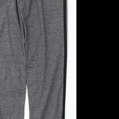 Marks and Spencer Mens Grey  Cotton Jogger Trousers Size 30 L29 in Regular