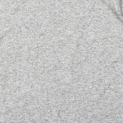 F&F Womens Grey Round Neck  Viscose Pullover Jumper Size 12