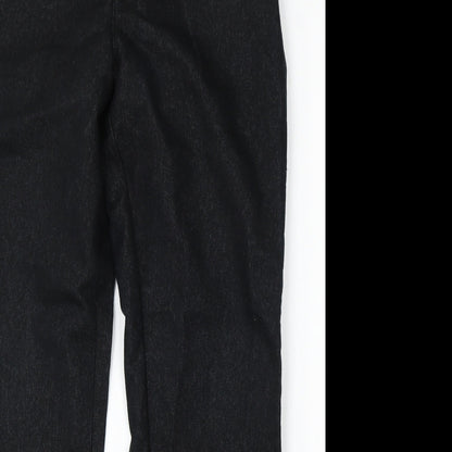 Cedar Wood State Womens Black  Cotton Straight Jeans Size 32 L31 in Regular Button