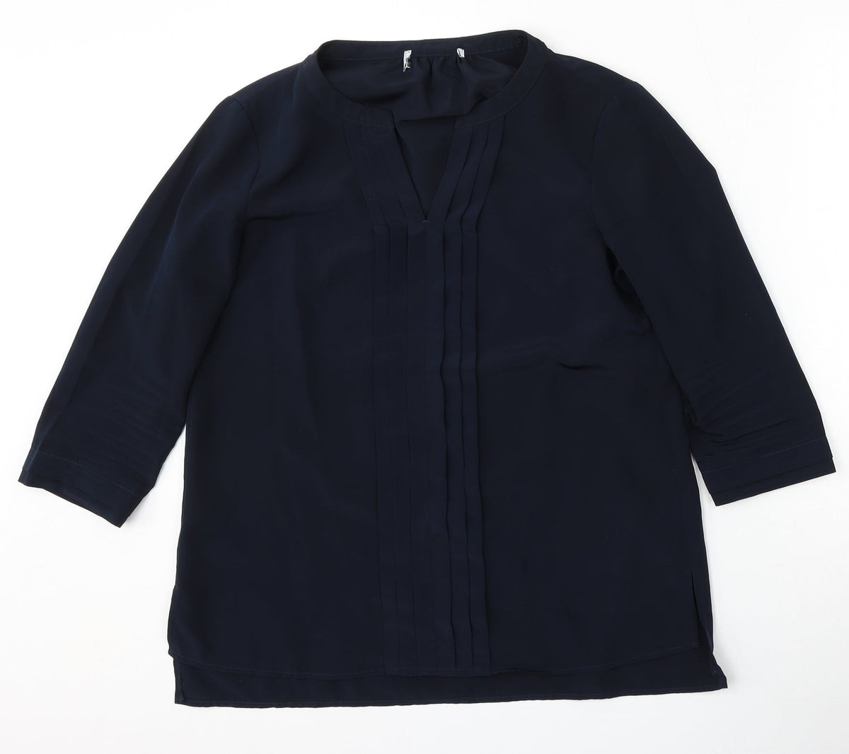 Preworn Womens Blue  Polyester Pullover Sweatshirt Size S