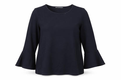 Preworn Womens Blue  Rayon Pullover Sweatshirt Size M