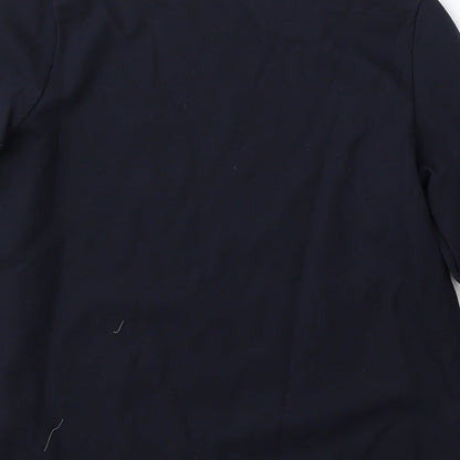 Preworn Womens Blue  Rayon Pullover Sweatshirt Size M