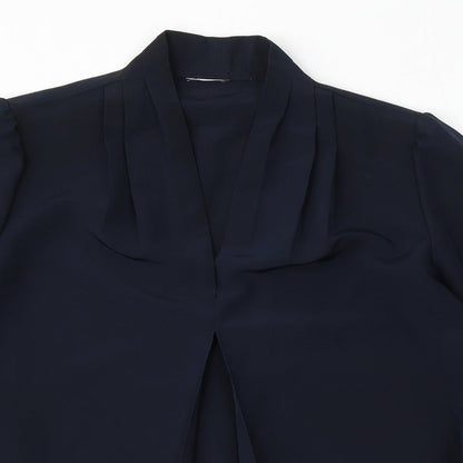 Preworn Womens Blue  Polyester Pullover Sweatshirt Size M