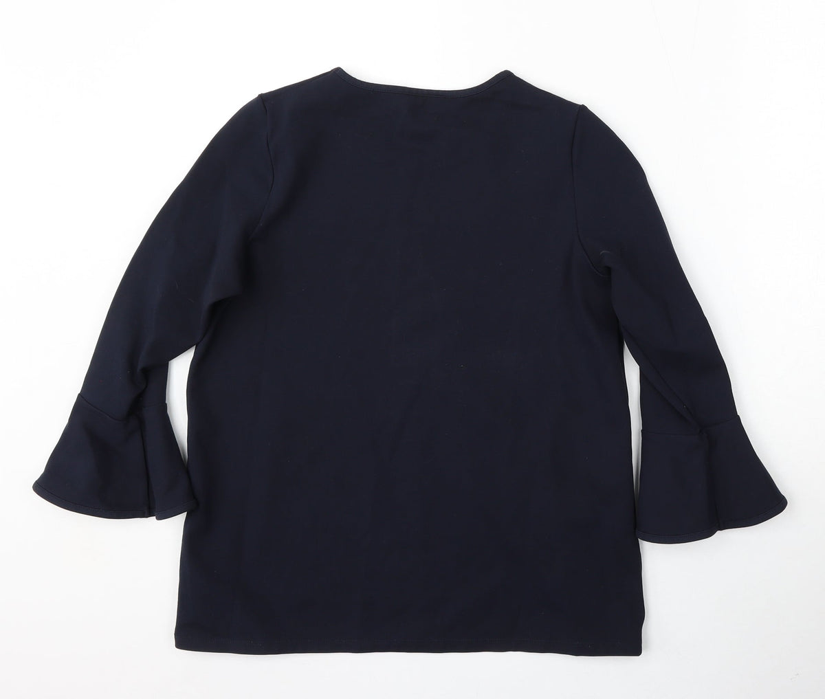Preworn Womens Blue  Rayon Pullover Sweatshirt Size M