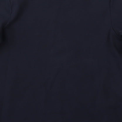 Preworn Womens Blue  Rayon Pullover Sweatshirt Size M