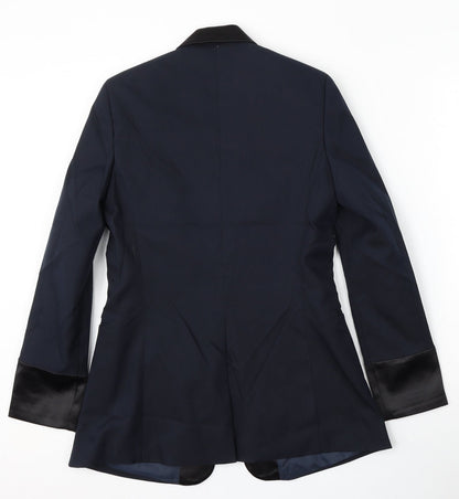 Womens UK Size 6 Preworn Regular Blue Suit