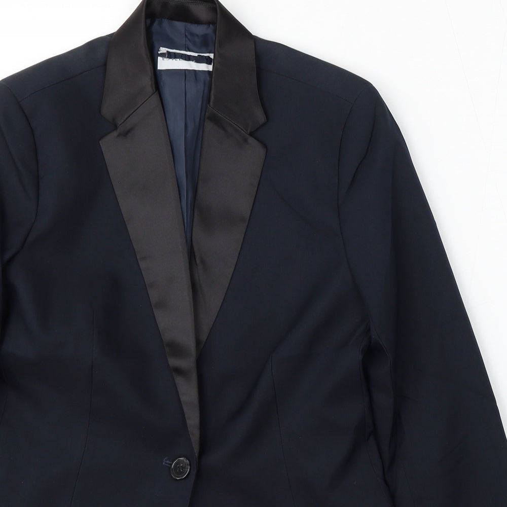 Womens UK Size 6 Preworn Regular Blue Suit