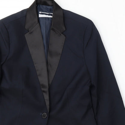 Womens UK Size 6 Preworn Regular Blue Suit