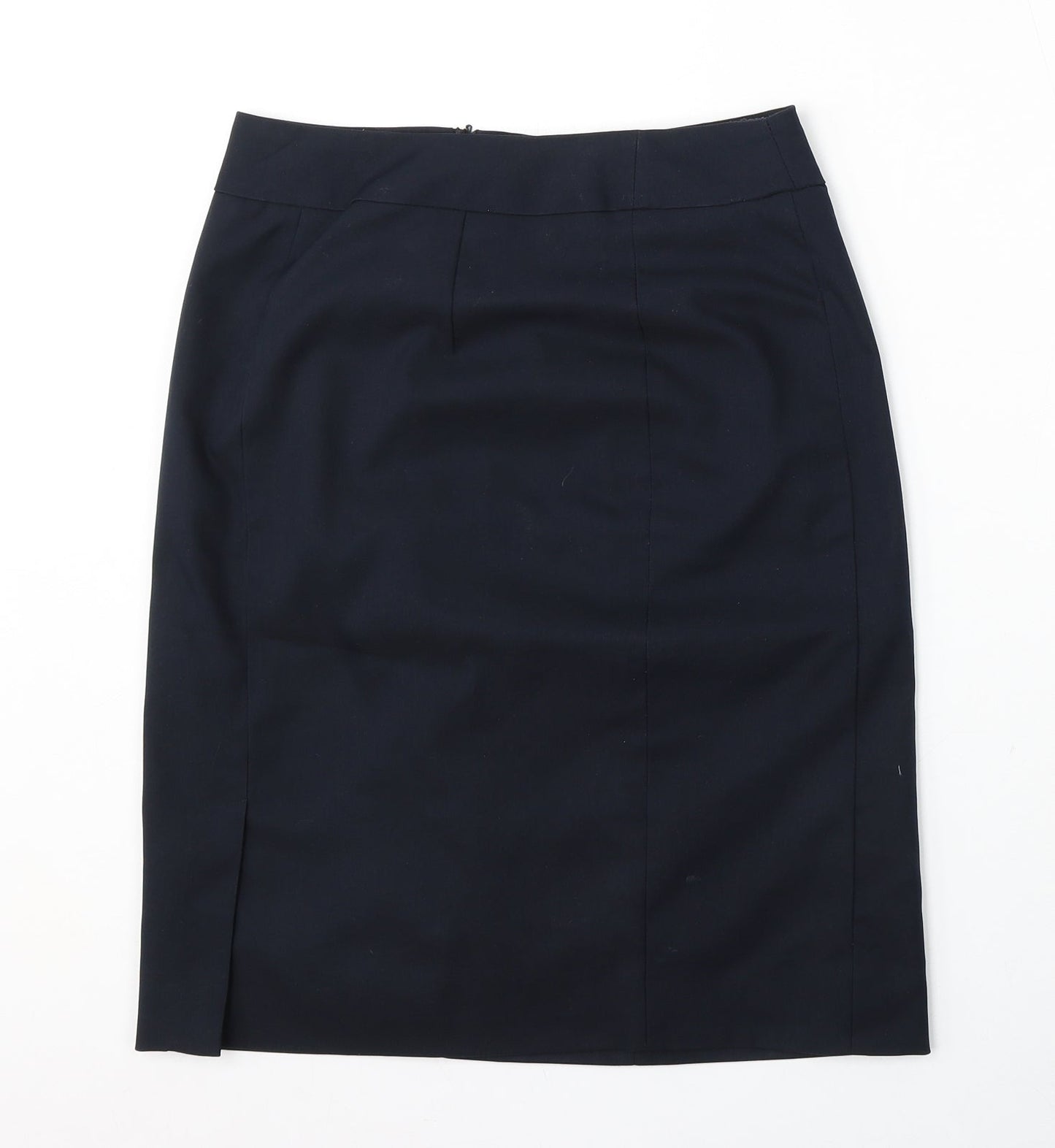 Womens UK Size 8 Preworn Blue Straight & Pencil Skirt
