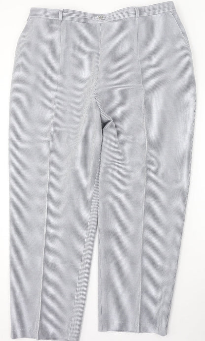 Womens UK Size 38 Preworn Regular Fit  Blue Trousers