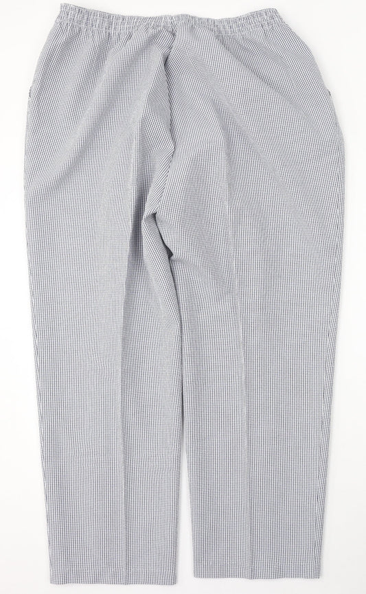 Womens UK Size 38 Preworn Regular Fit  Blue Trousers