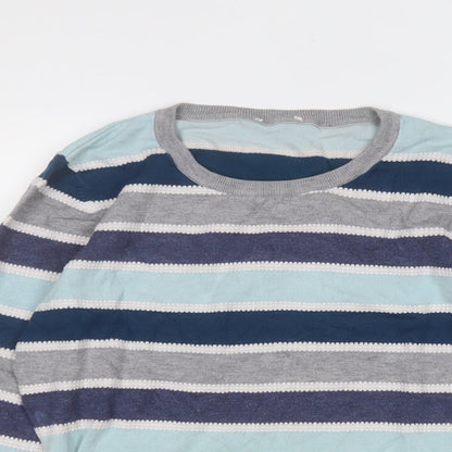 Womens UK Size L Preworn Multicoloured Pullover Jumper