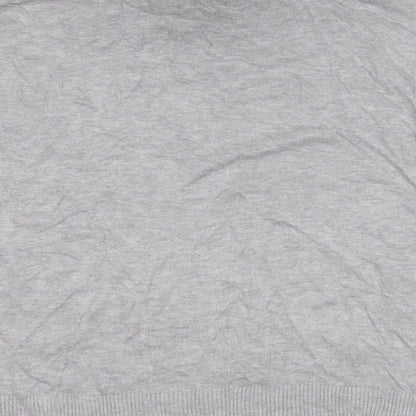 F&F Womens Grey Round Neck  Viscose Pullover Jumper Size 18