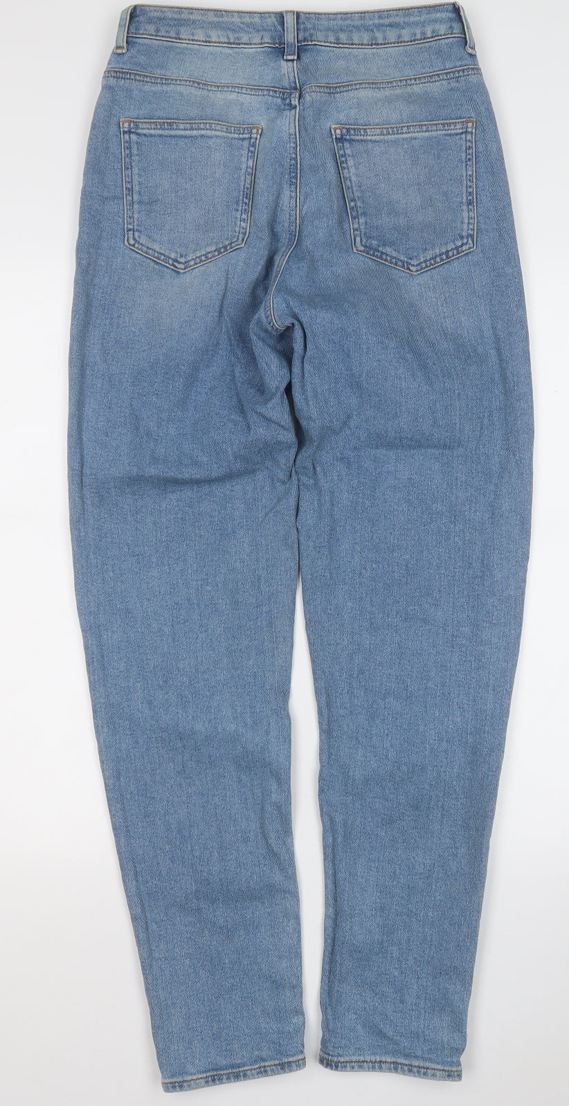 ASOS Womens Blue  Cotton Straight Jeans Size 28 in L28 in Regular