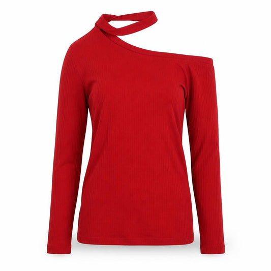 Womens UK Size S TALLY WEiJL Red Pullover Jumper