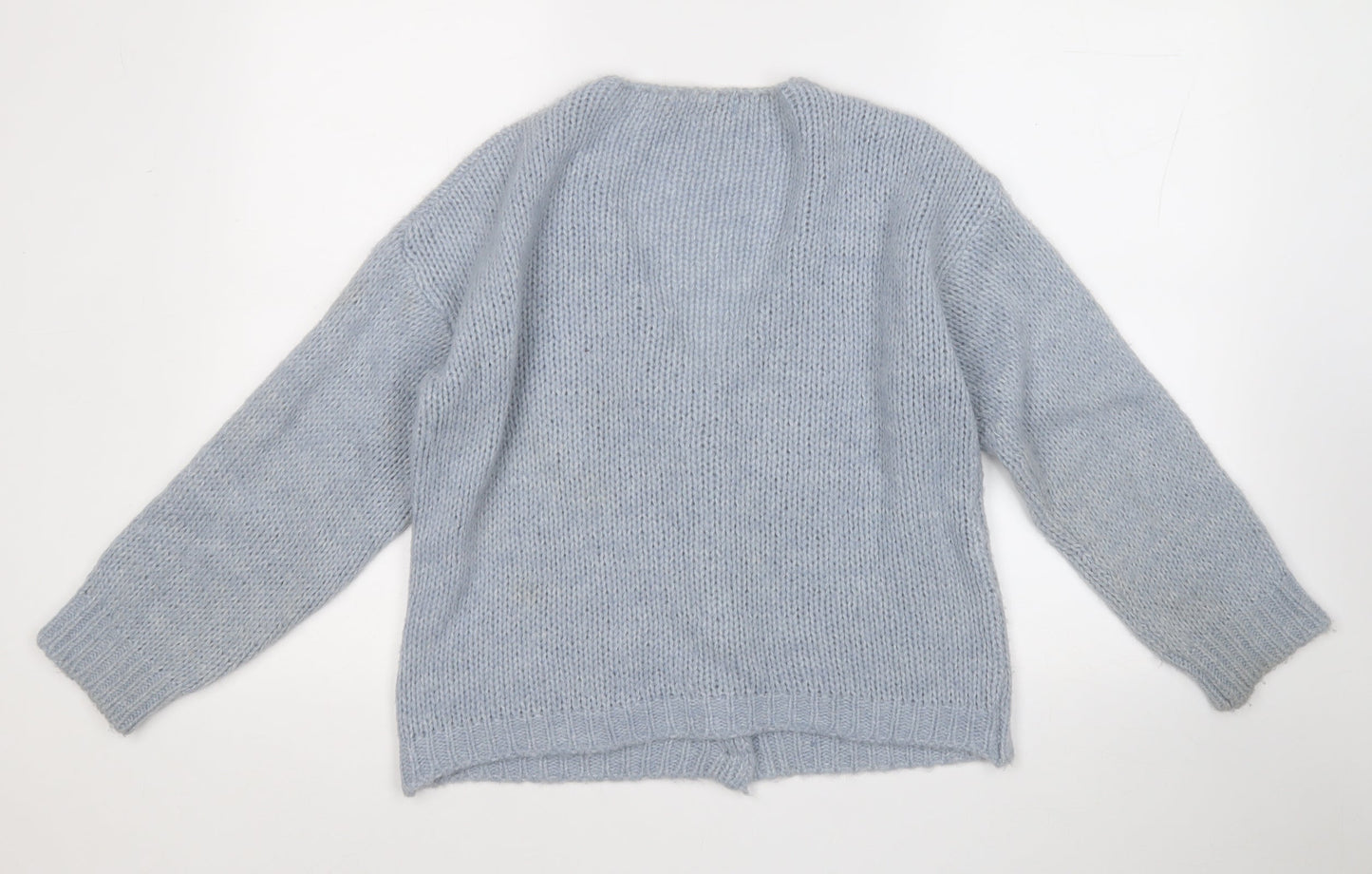 Womens UK Size M vanessa alexandra Blue Cardigan Jumper