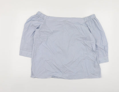 Womens UK Size 16 Dorothy Perkins Blue Basic Blouse