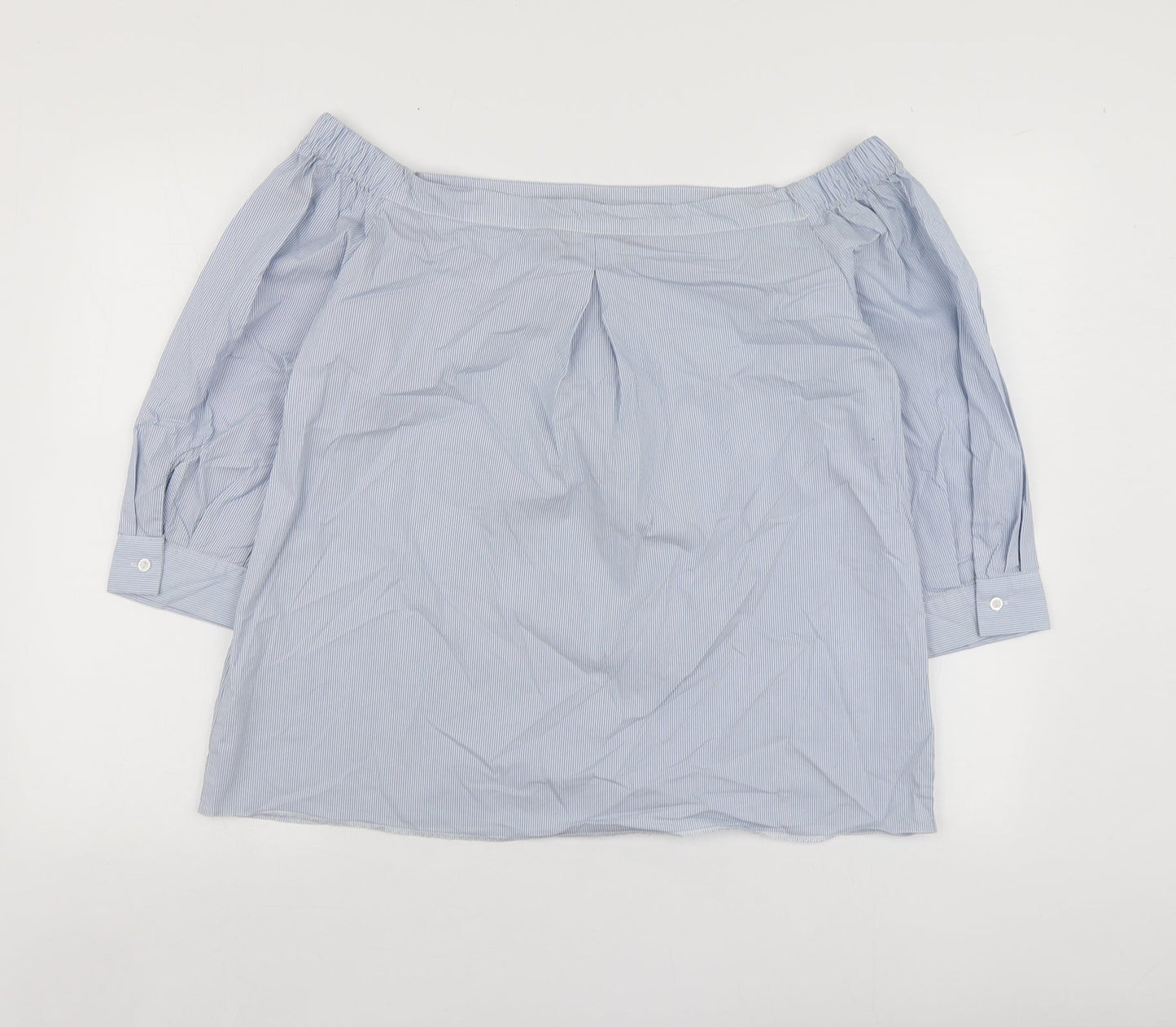Womens UK Size 16 Dorothy Perkins Blue Basic Blouse