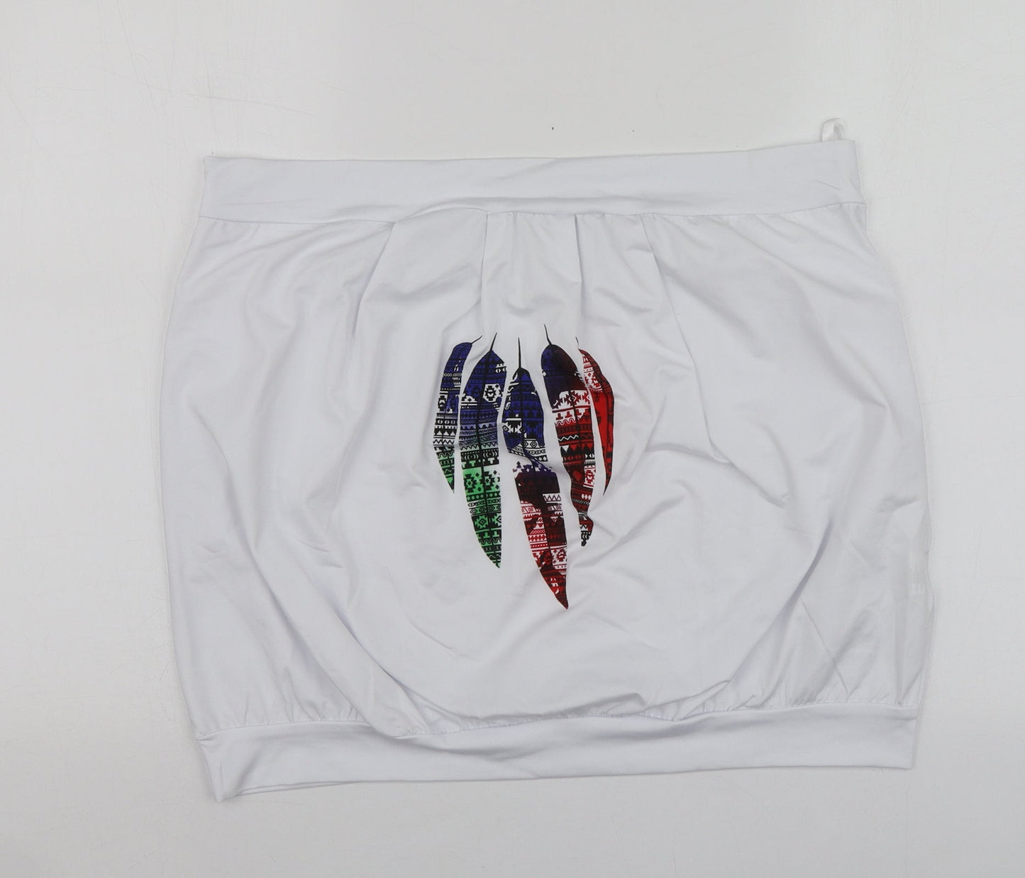 Womens UK Size 2XL Yoins White Basic T-Shirt