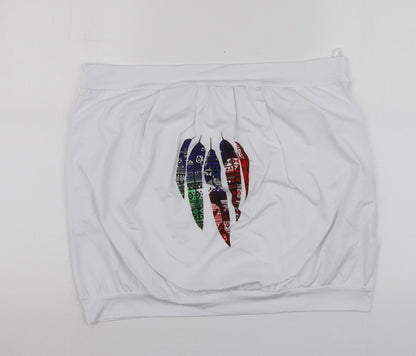 Womens UK Size 2XL Yoins White Basic T-Shirt