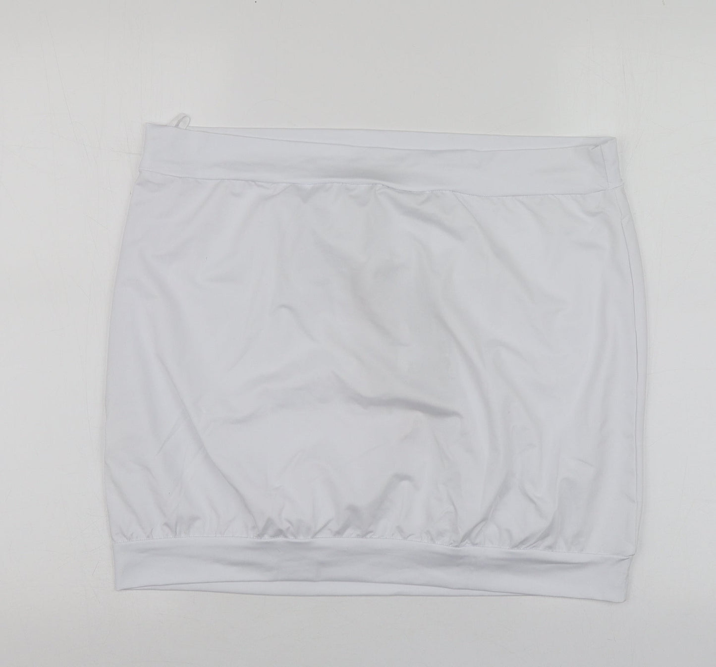 Womens UK Size 2XL Yoins White Basic T-Shirt