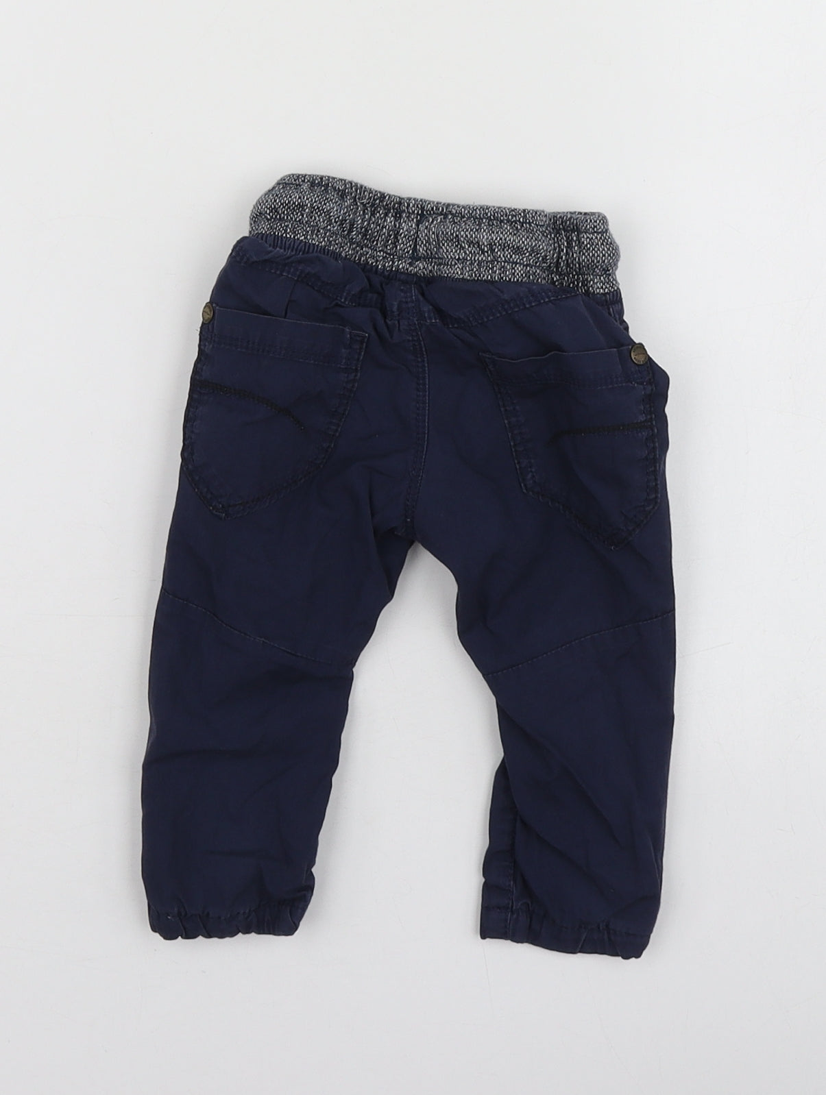 NEXT  Blue  Cotton Jogger Trousers Size 3-6 Months