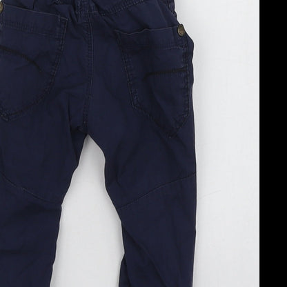 NEXT  Blue  Cotton Jogger Trousers Size 3-6 Months