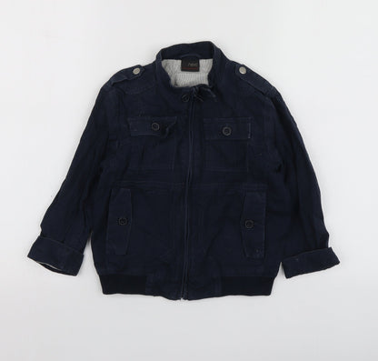 NEXT Boys Blue   Bomber Jacket Jacket Size 4-5 Years