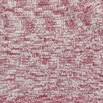 New Look Womens Pink Round Neck  Acrylic Pullover Jumper Size S