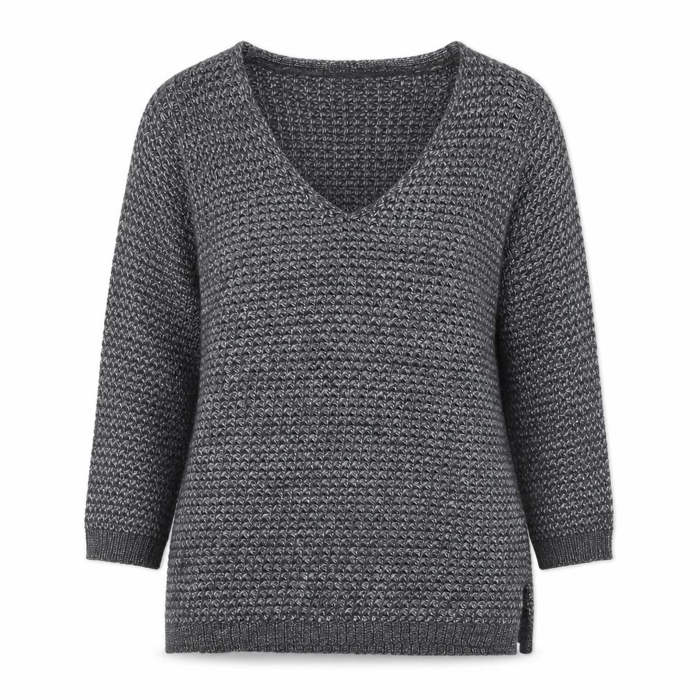 Womens UK Size L George Silver Pullover Jumper