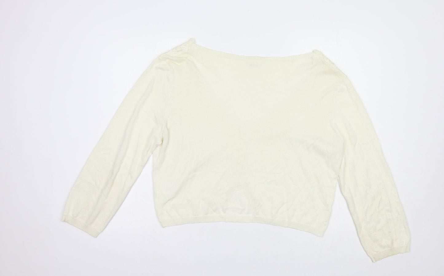 Womens UK Size 20 Together Ivory Cardigan Jumper