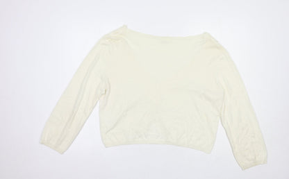 Womens UK Size 20 Together Ivory Cardigan Jumper