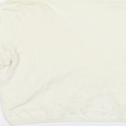 Womens UK Size 20 Together Ivory Cardigan Jumper