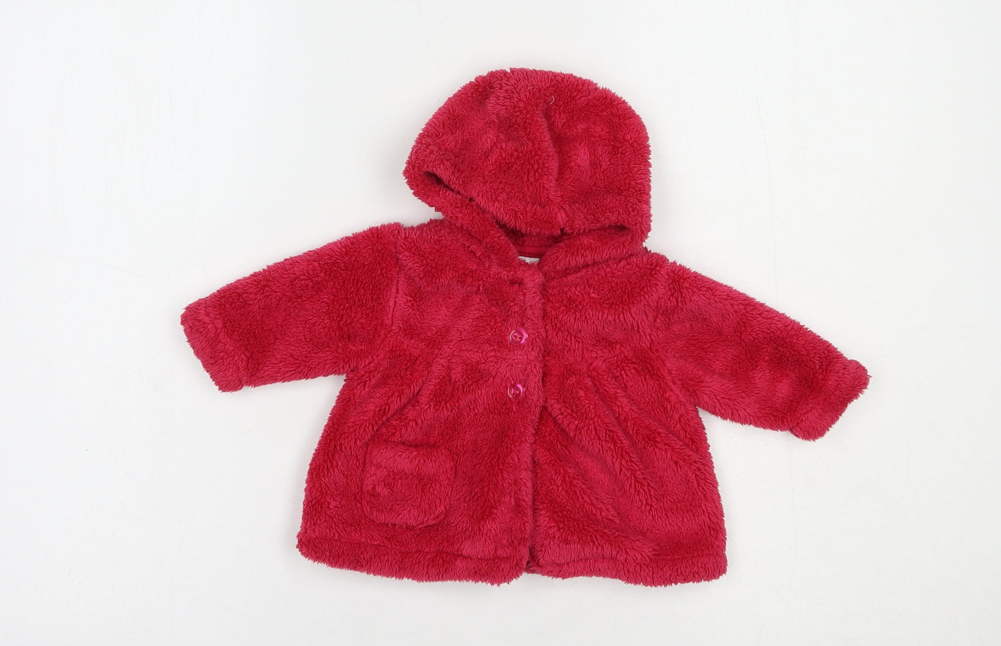 NEXT Baby Pink   Basic Jacket Jacket Size 0-3 Months   Button