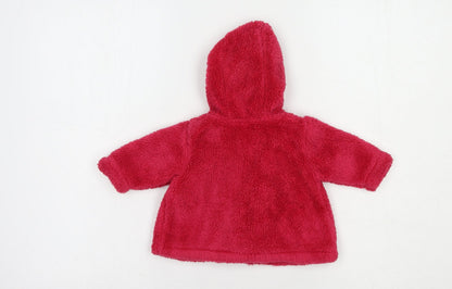 NEXT Baby Pink   Basic Jacket Jacket Size 0-3 Months   Button