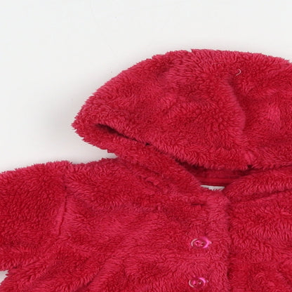 NEXT Baby Pink   Basic Jacket Jacket Size 0-3 Months   Button