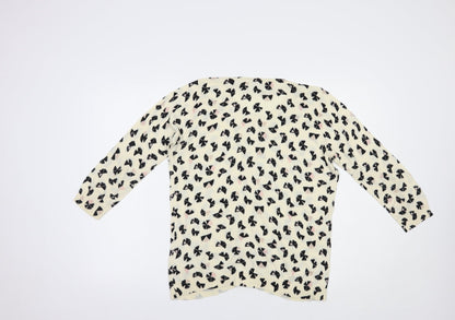 Womens UK Size L Fenn Wright Manson Ivory Cardigan Jumper