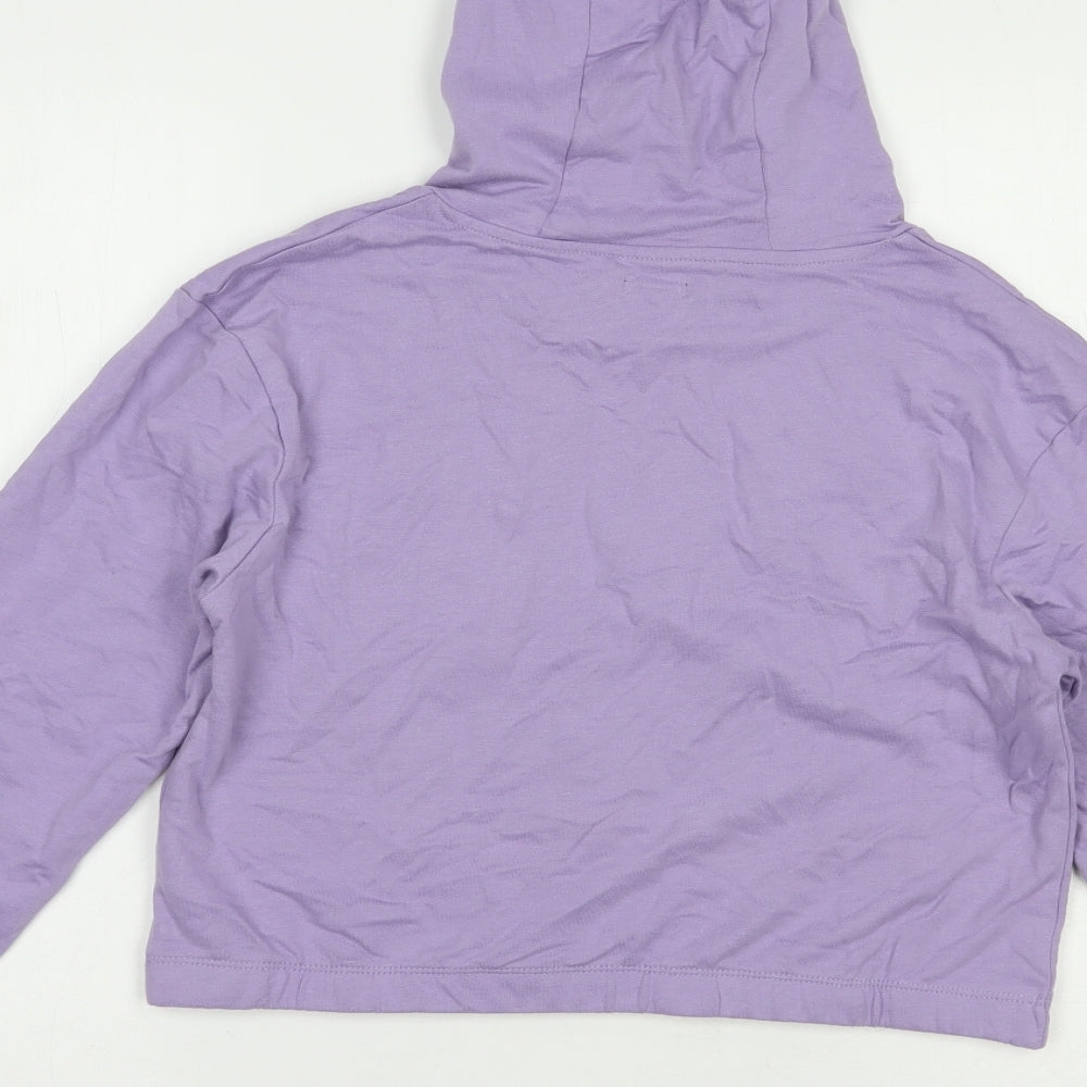 Studio Girls Purple  Cotton Pullover Hoodie Size 14-15 Years  Pullover - Limited