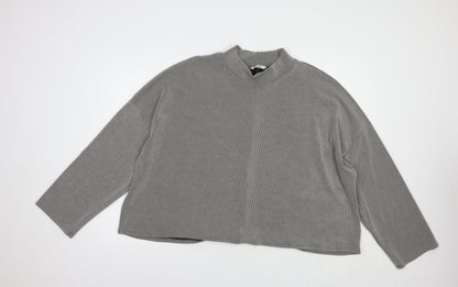 George Womens Grey  Polyester Pullover Sweatshirt Size 18  Pullover