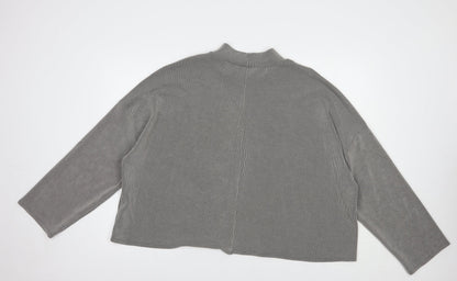 George Womens Grey  Polyester Pullover Sweatshirt Size 18  Pullover