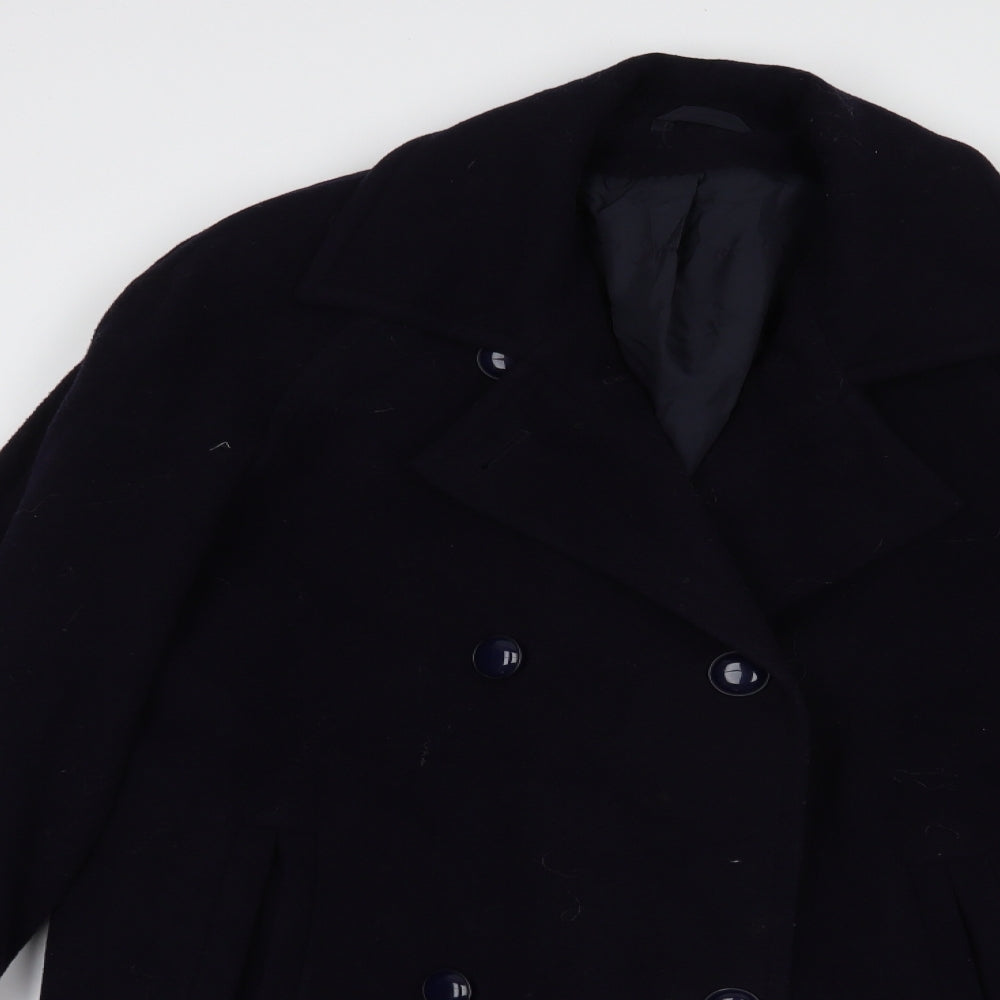 Womens UK Size 12 Canda Blue Pea Coat
