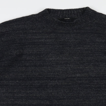 George Mens Blue Crew Neck  Acrylic Pullover Jumper Size XL