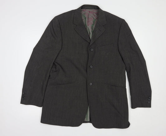 Mens UK Size 40 Jonathan Adams Regular Grey Suit Jacket