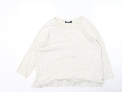 Womens UK Size 12 Marks and Spencer Beige Pullover Jumper