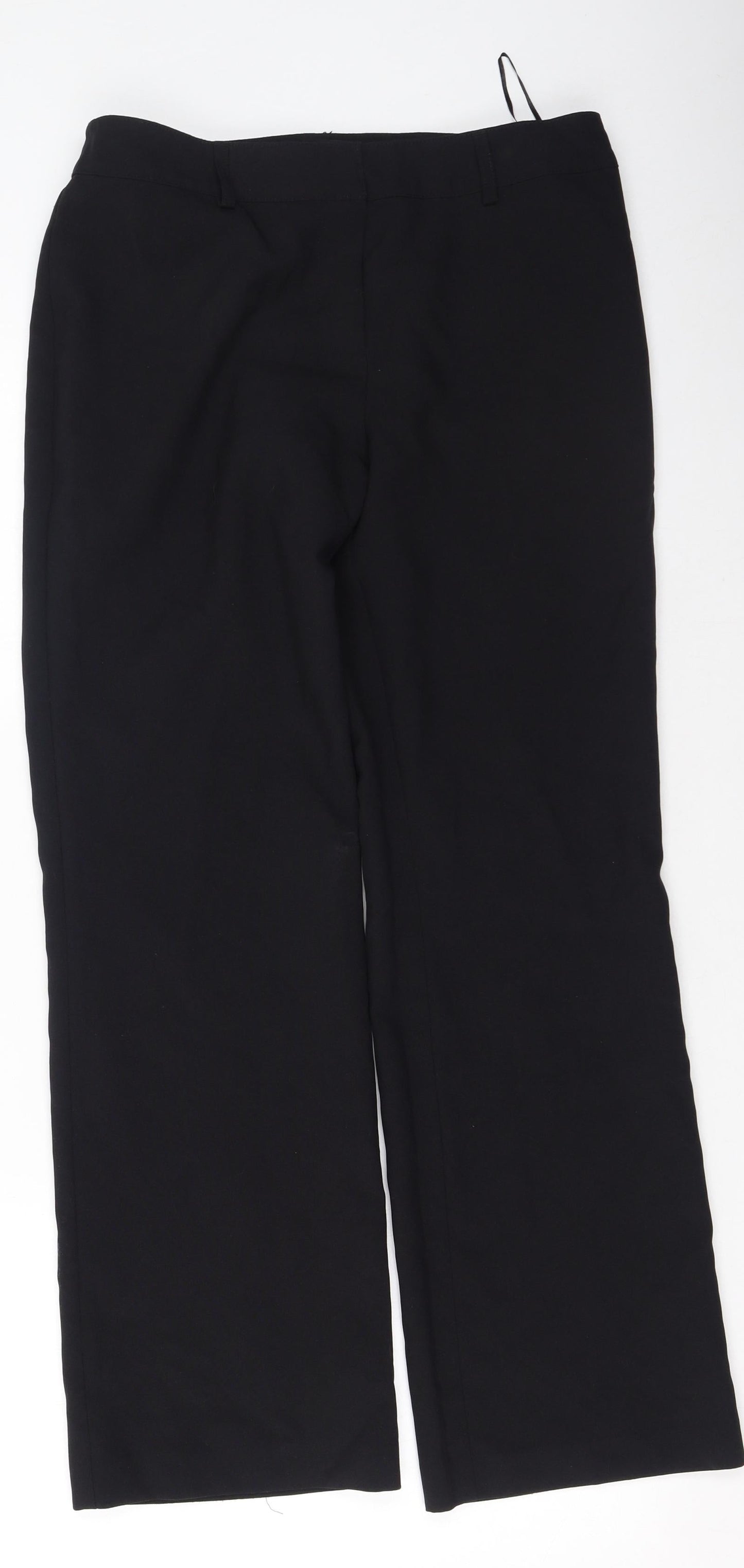 Womens UK Size 10 Papaya Regular Fit  Black Trousers