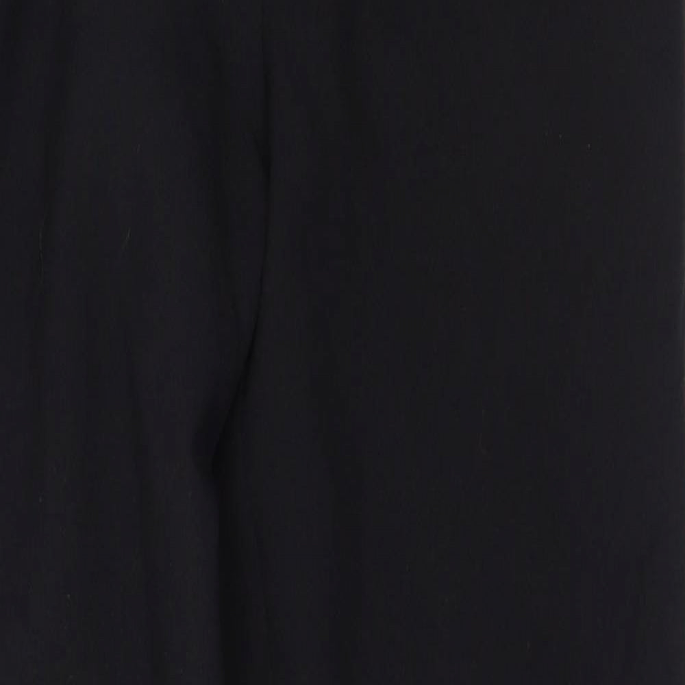 Womens UK Size 10 Papaya Regular Fit  Black Trousers