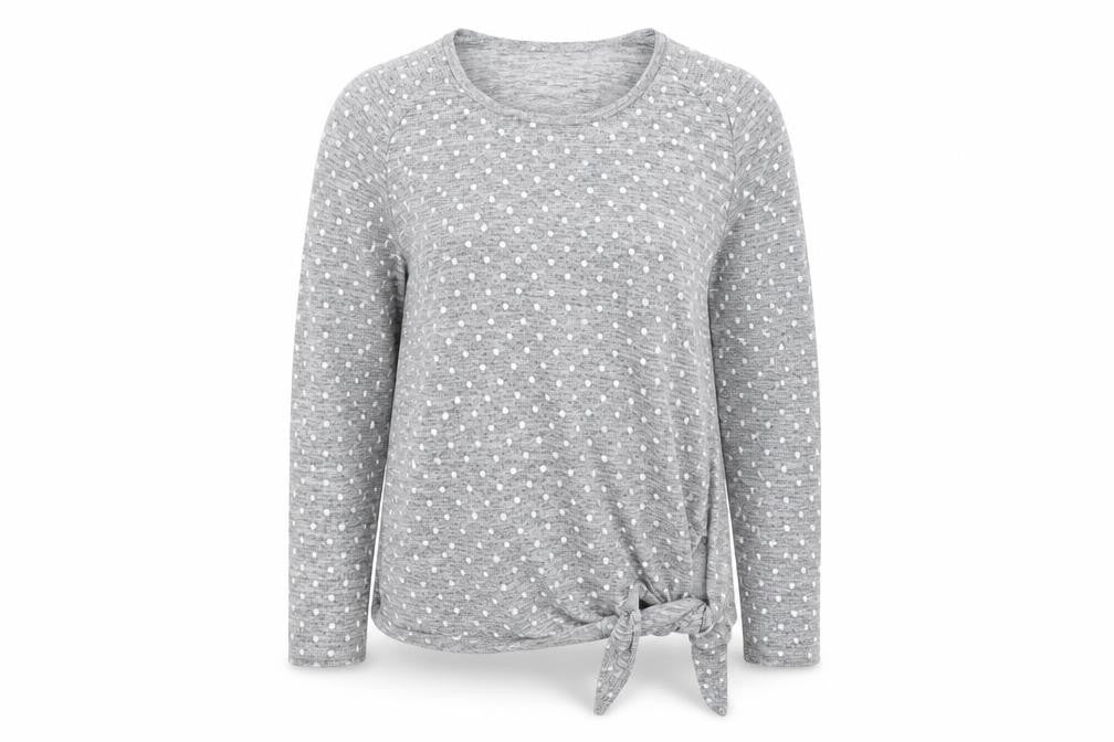 Womens UK Size M Preworn Grey Pullover Jumper