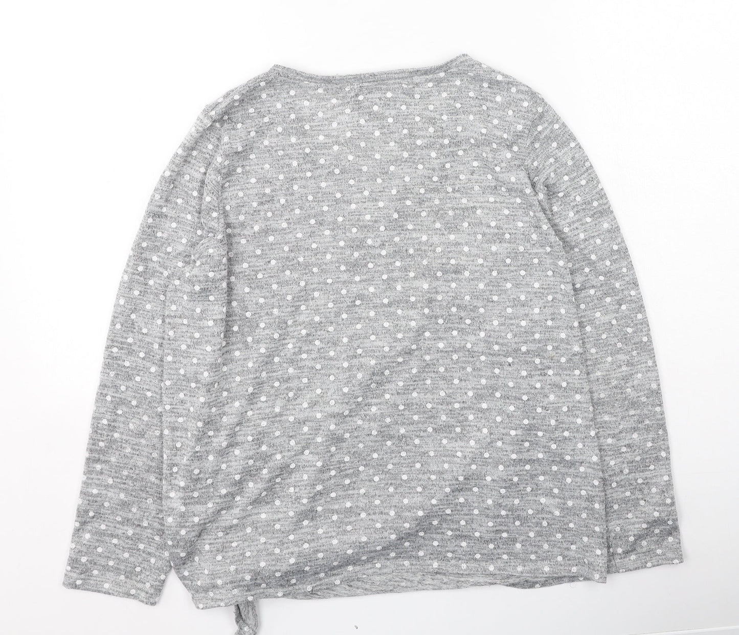 Womens UK Size M Preworn Grey Pullover Jumper