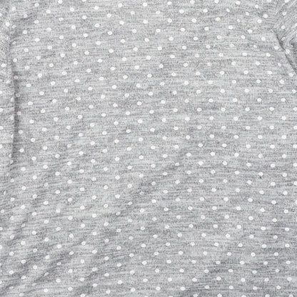 Womens UK Size M Preworn Grey Pullover Jumper