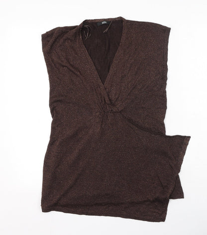 Womens UK Size 14 Marks and Spencer Gold Camisole Tank
